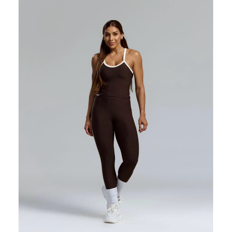conjunto regata nadador e calça legging em poliamida premium zero transparência.