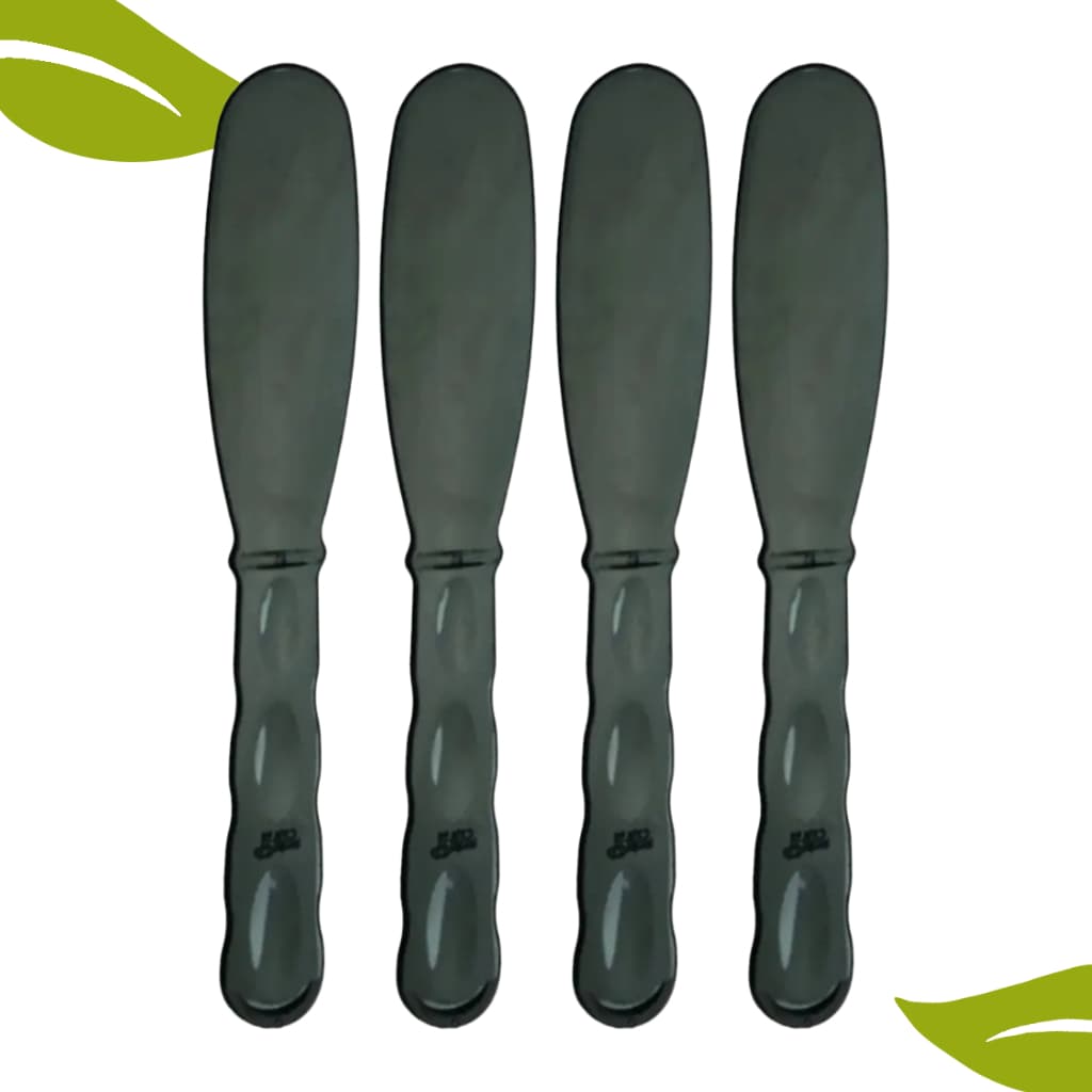 Kit c/ 4 Espátulas Acrílicas Luxo Santa Clara (Tamanho M) - Oferta Top