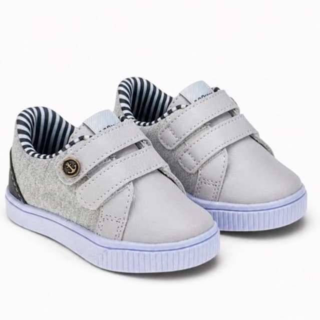 Tenis Casual Infantil Menino Bebê Estiloso Calce Fácil
