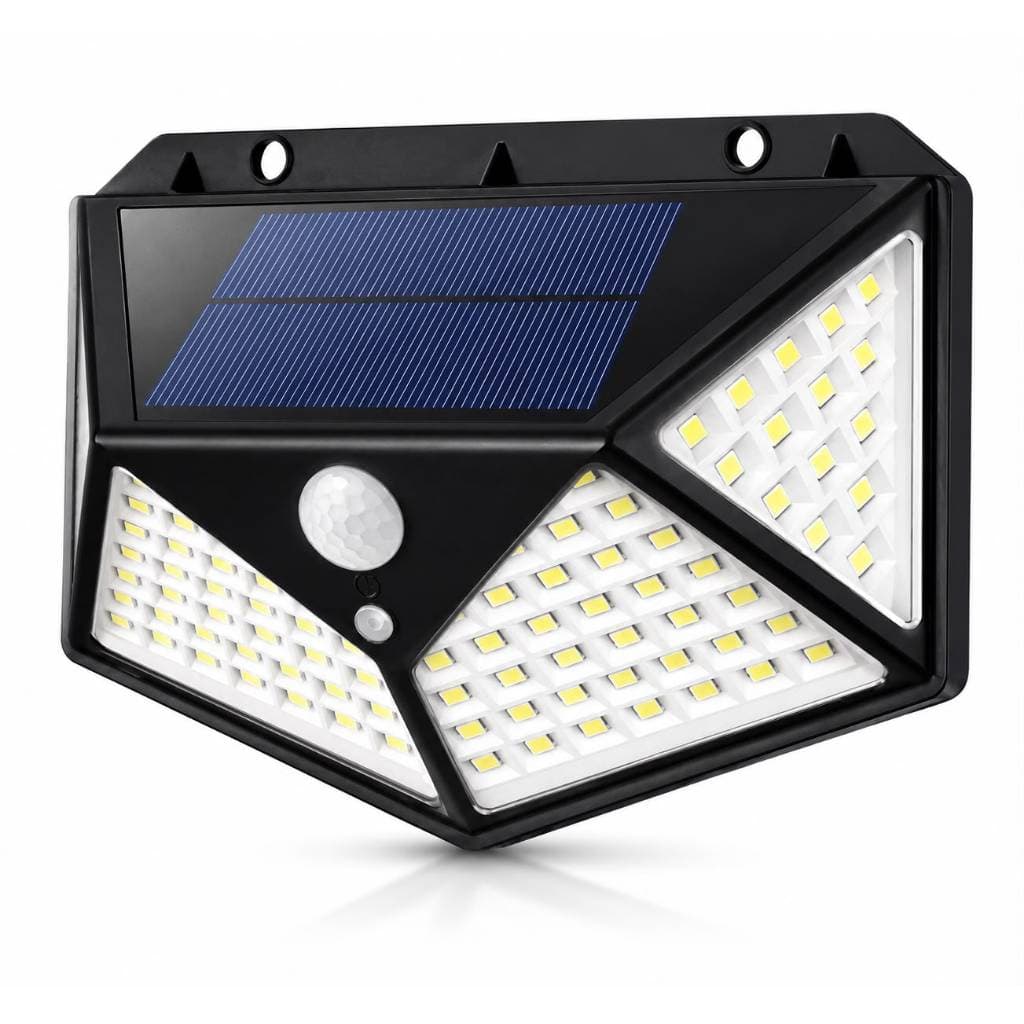 Luminaria Solar Com Sensor De Presença | Envio Imediato