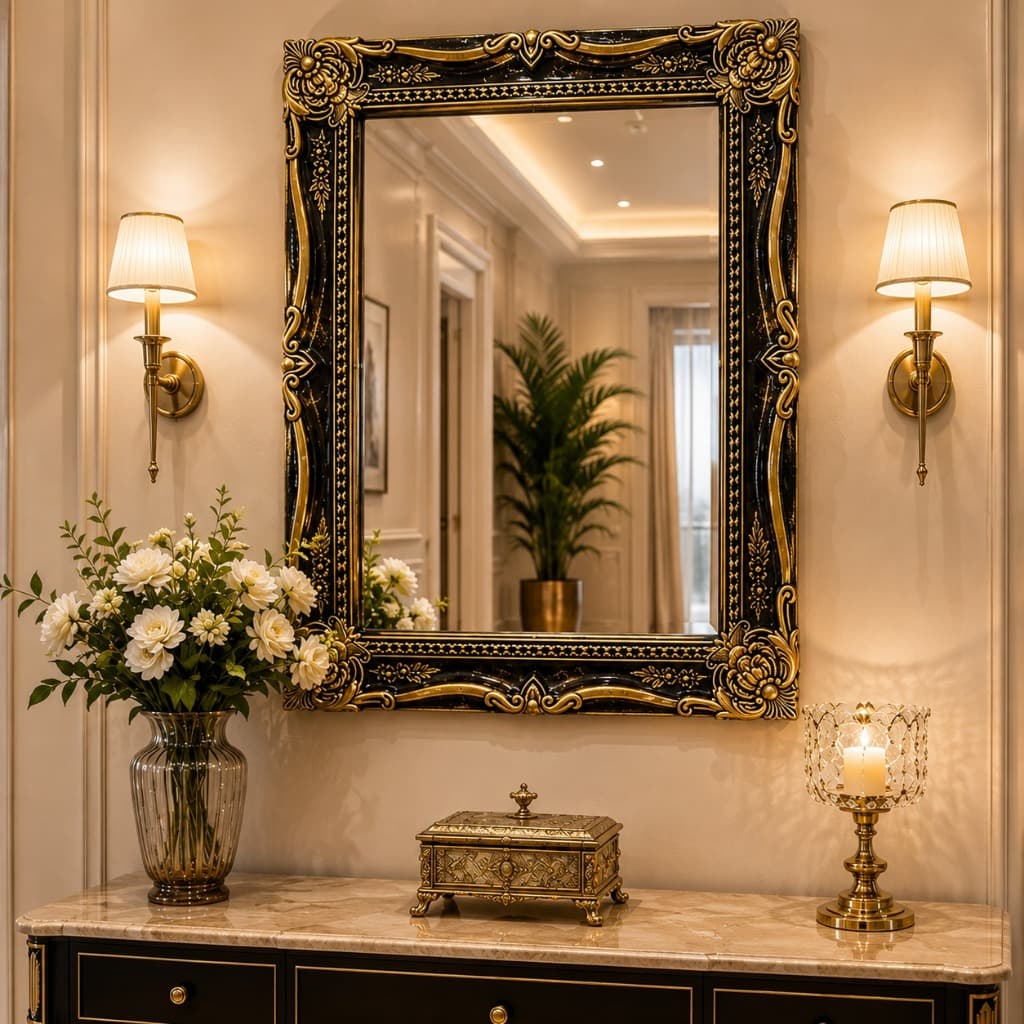 Espelho Decorativo Provençal Sala Casa Banheiro Envio Imediato