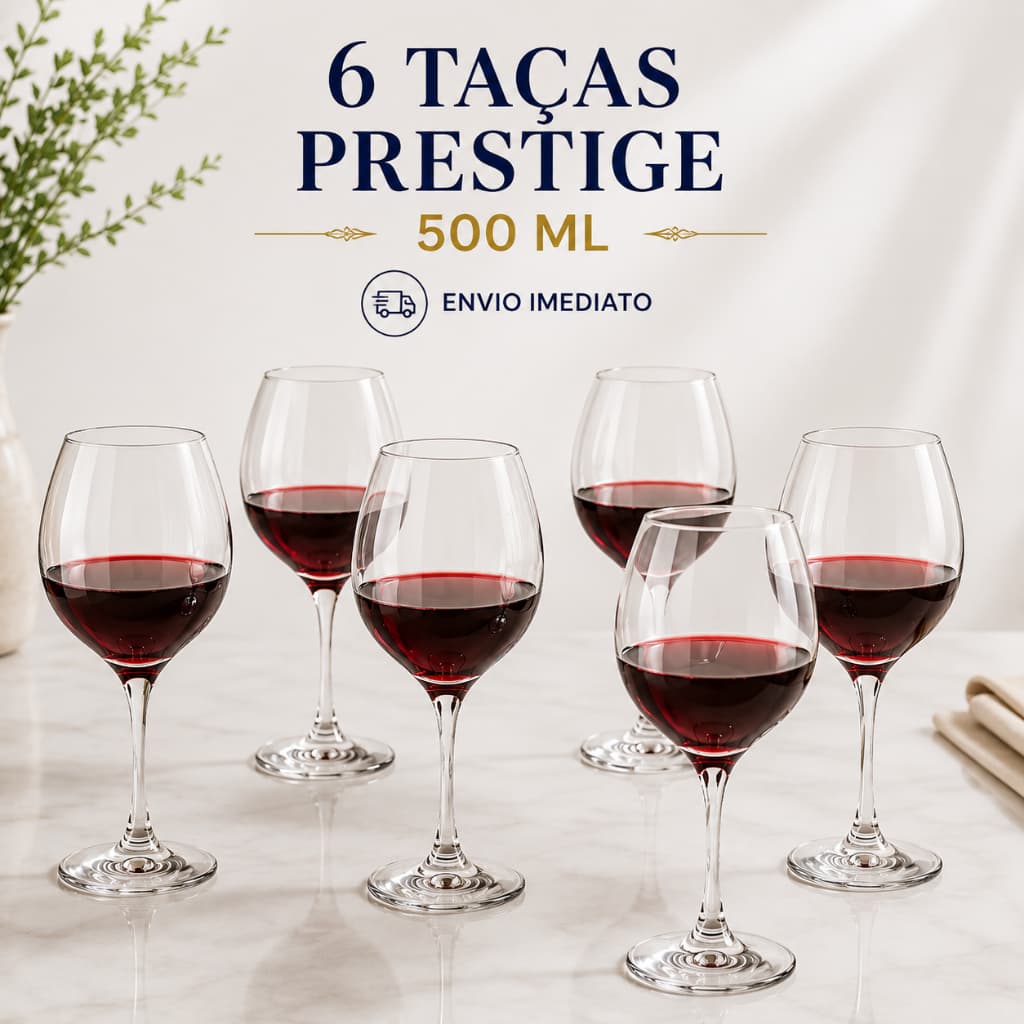 Taça Vinho água Prestige 500 ml  Nadir