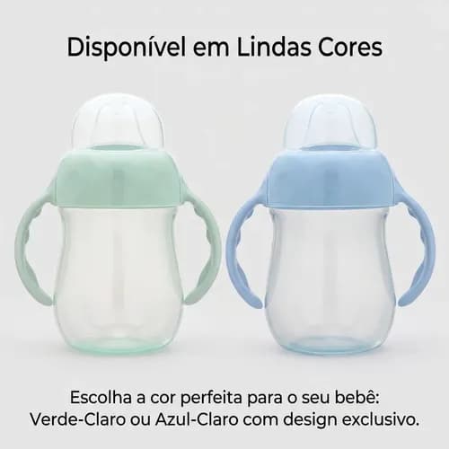 Copo De Treinamento Com Alça E Bico De Silicone 160ml Buba