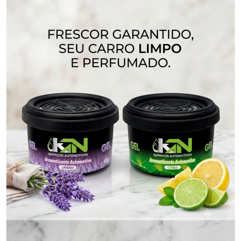 Aromatizante Automotivo KAN 60g | Odorizador para Carro | Perfume Duradouro para Veículos