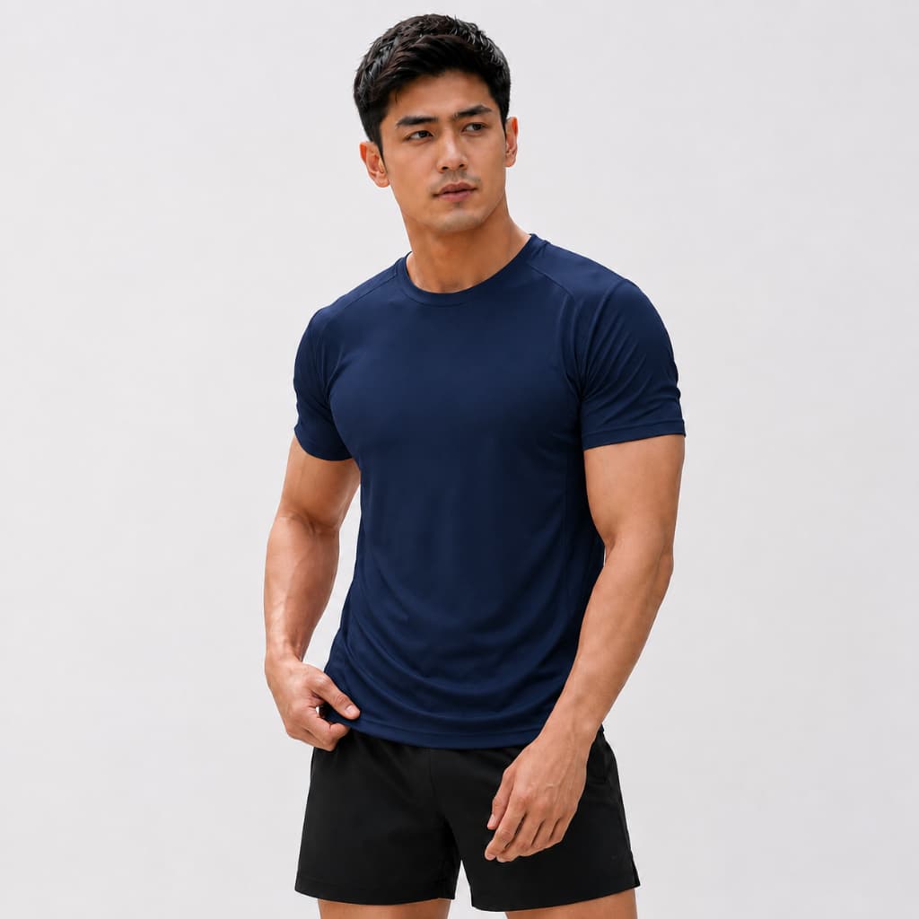 Camiseta Masculina Dry Fit Proteção UV Treino Academia Dia a Dia