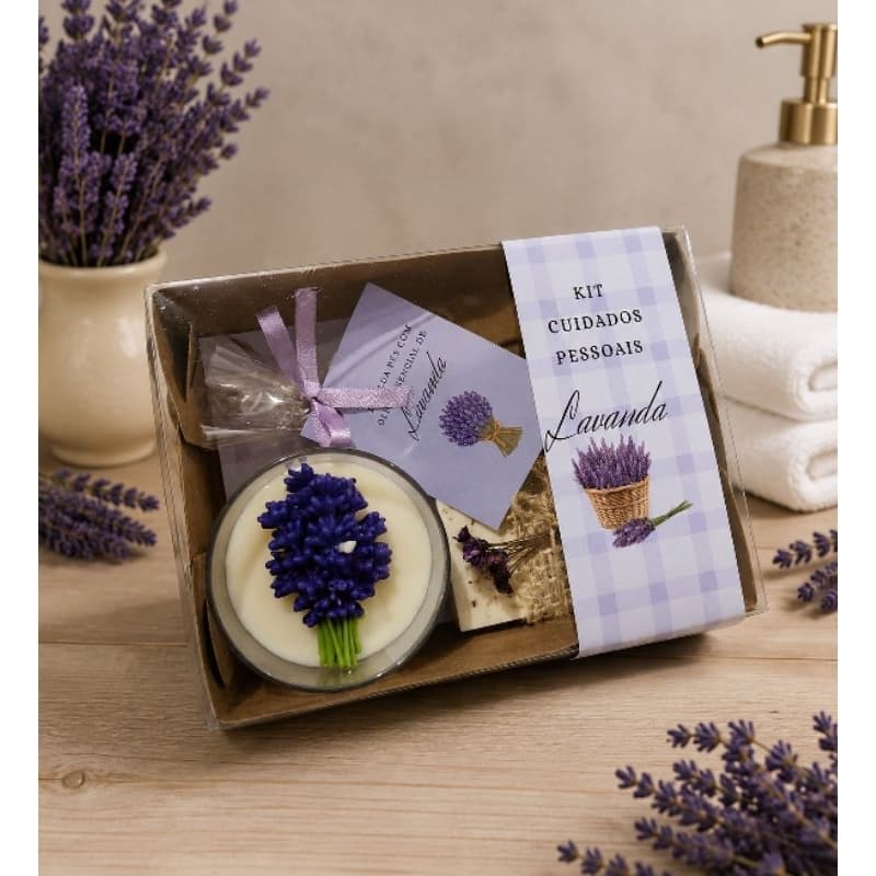 KIT RELAXANTE - LAVANDA/ cuidados pessoais