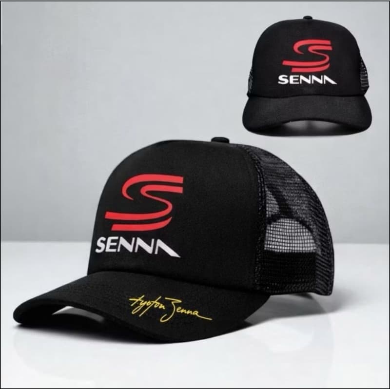 BONÉ TRUCKER MASCULINO ESTILO BEISEBOL ABA CURVA MALHA TELINHA COM AJUSTE ACABAMENTO PREMIUM LANÇAMENTO