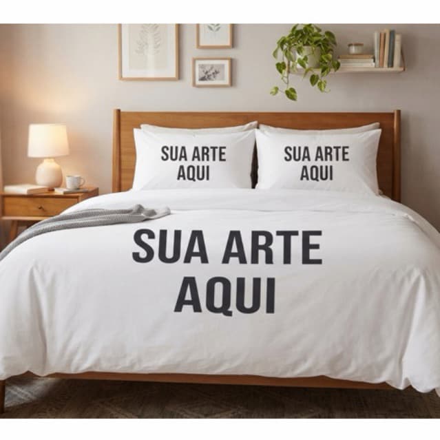 EDREDOM PERSONALIZADO Queen 2,20x2,40 kit 5 Peças