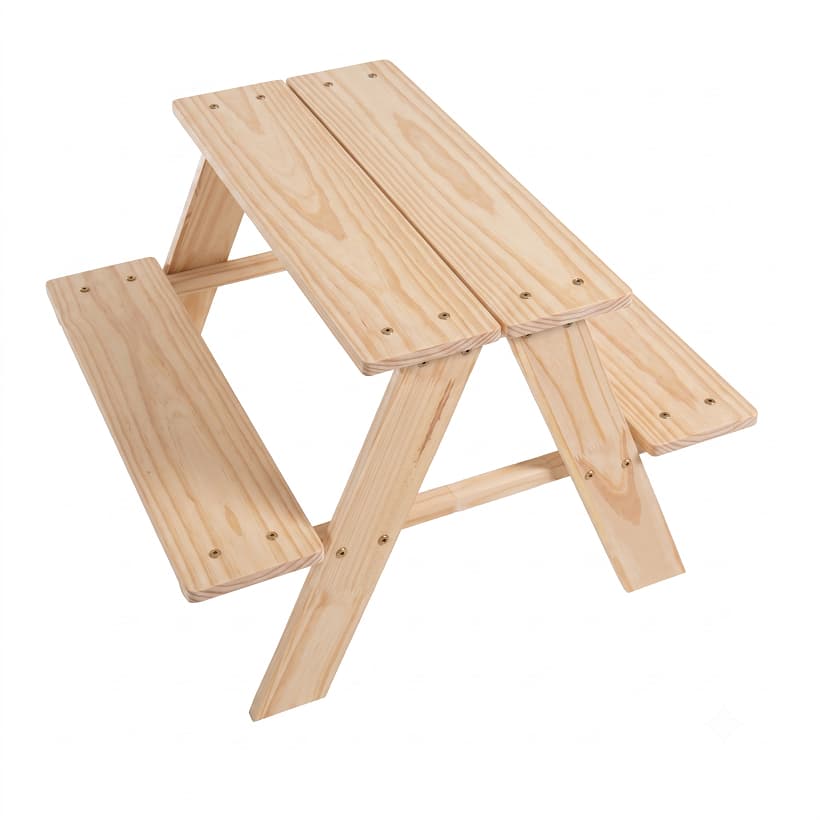 Mesa Picnic madeira pinus banco Infantil Atividades Piquenique Playground Mesinha Conjunto Lazer Brincadeira Criança