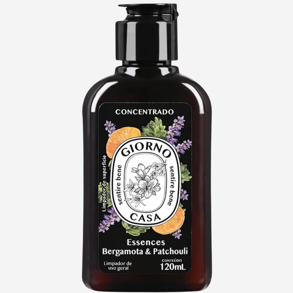 Limpador de Superfície Concentrado -Bergamota & Patchouli120ml Giorno Casa