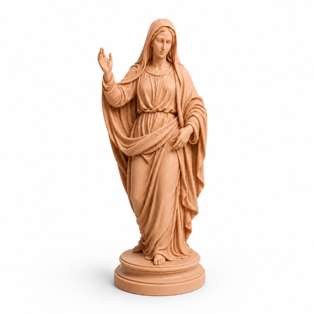 Imagem Santa Maria Escultura Religiosa Decorativa