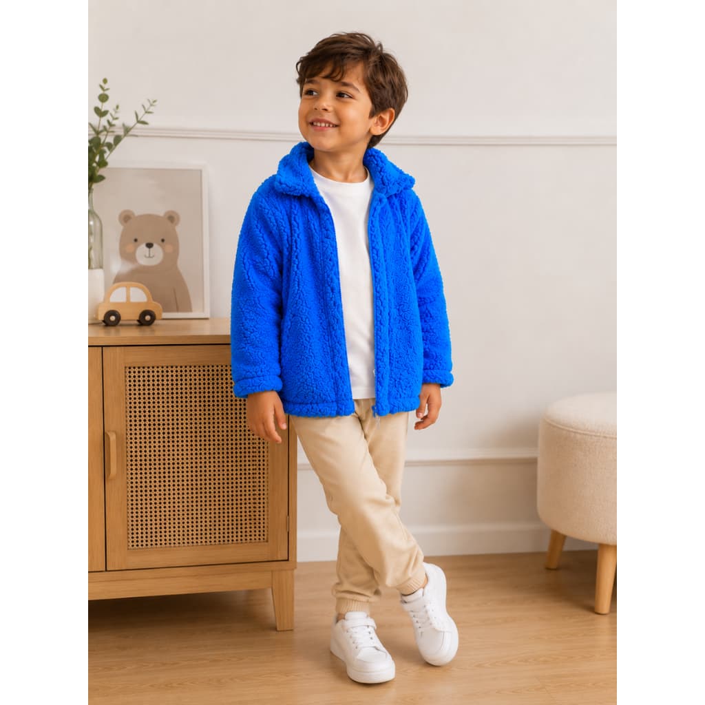Casaco Teddy Infantil Menino Menina Blusa Ted Tedy  Quentinho Jaqueta Infantil Bebê