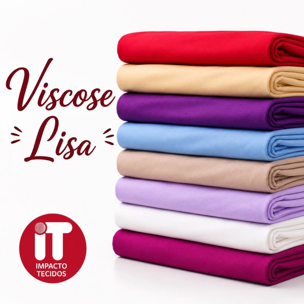 Tecido Viscose lisa 1 metro x 1,46 Promoção