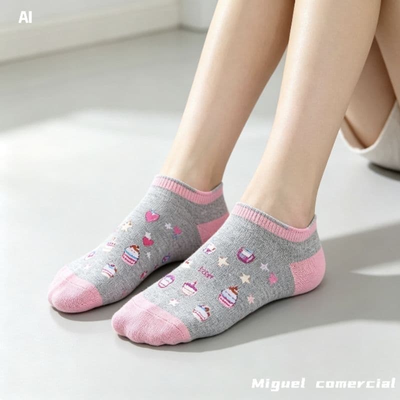kit 12 pares De Meias soquete  femininas