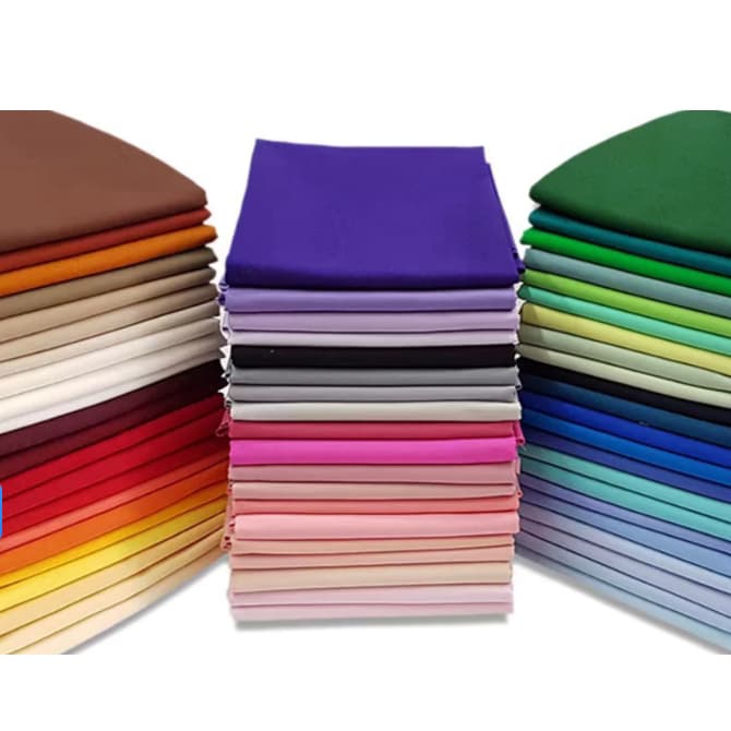TECIDO TRICOLINE LISA 100% ALGODÃO Retalho - varias cores -Artesanato - Patchwork - Camisaria Premium