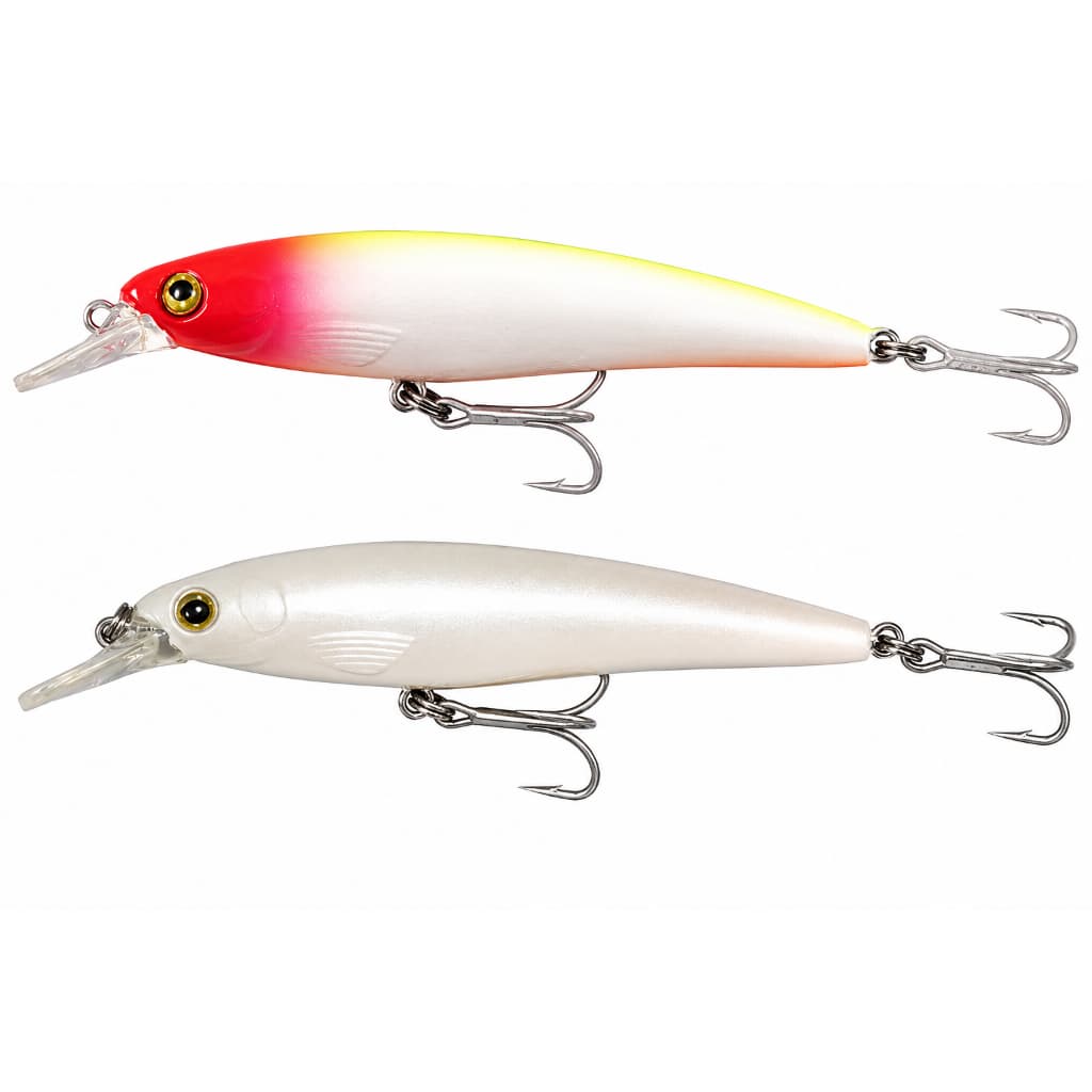 ISCA ARTIFICIAL DE PESCA MEIA AGUA 95MM REFORÇADA PREMIUM PARA ROBALO TRAIRA TUCUNARE CORVINA PAMPO DOURADO