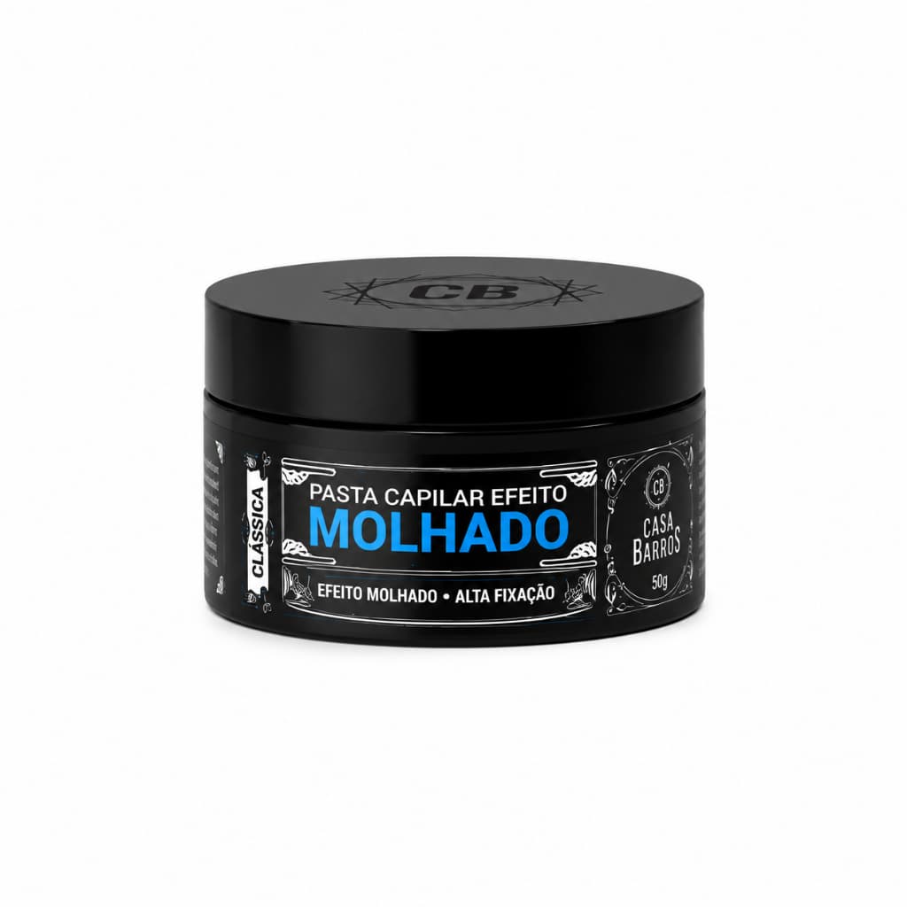 Pomada Modeladora Efeito Molhado Brilho - Casa Barros 50g
