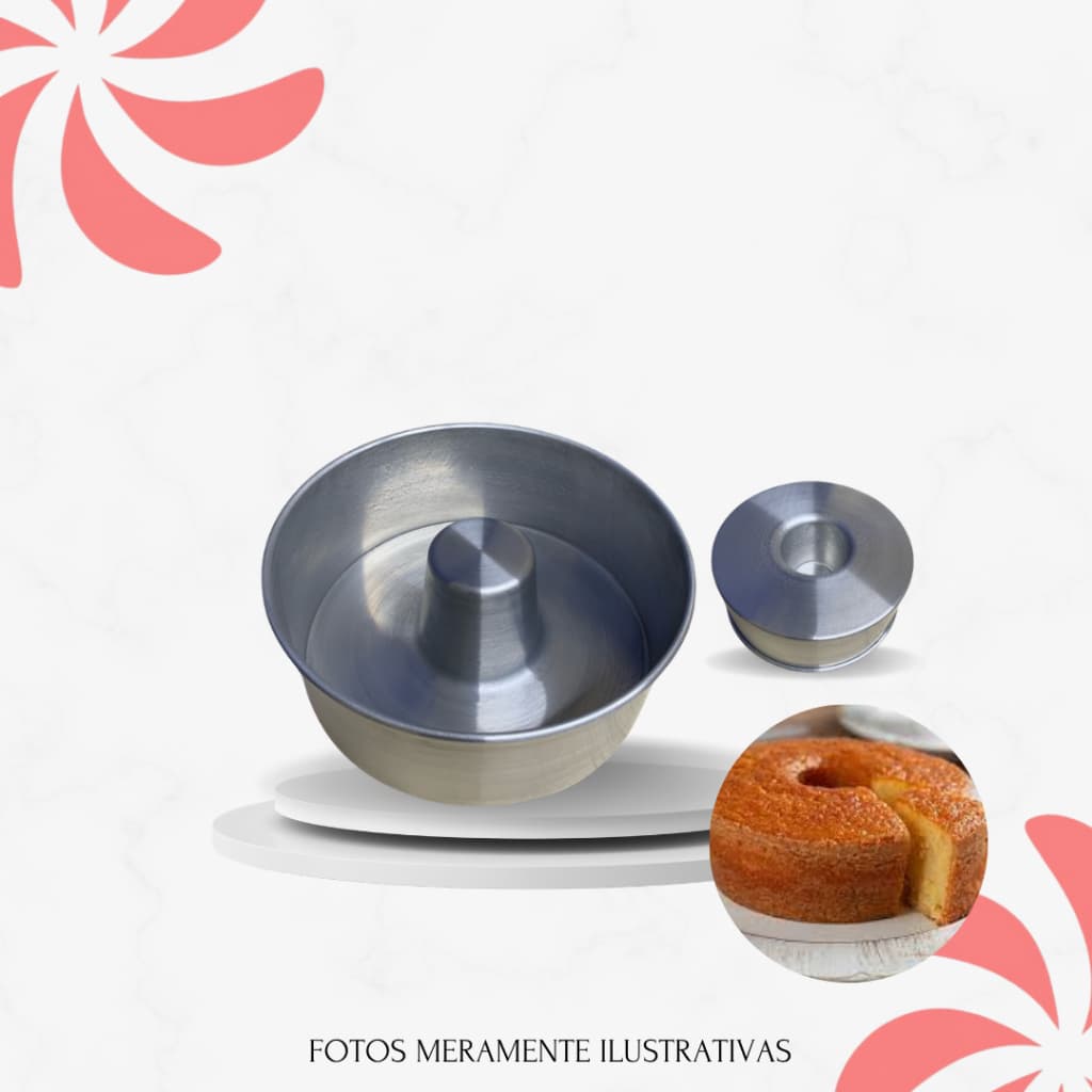 FORMA SUÍÇA / PUDIM / CASEIRINHO - 23X10 RETA - AVULSA