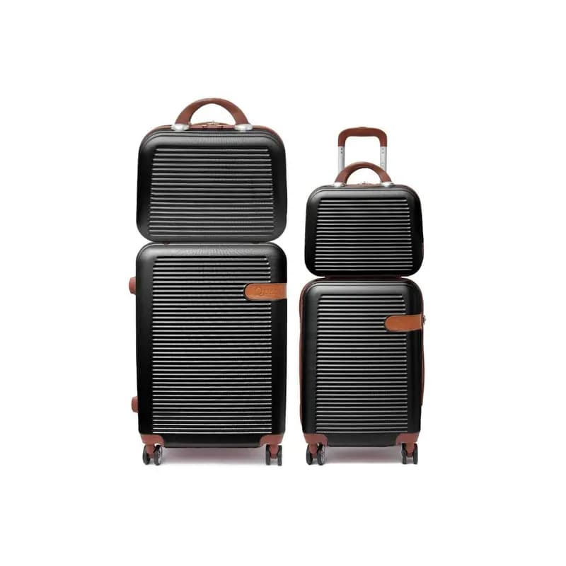 Mala de Viagem Premium para Bordo Preto e Marrom