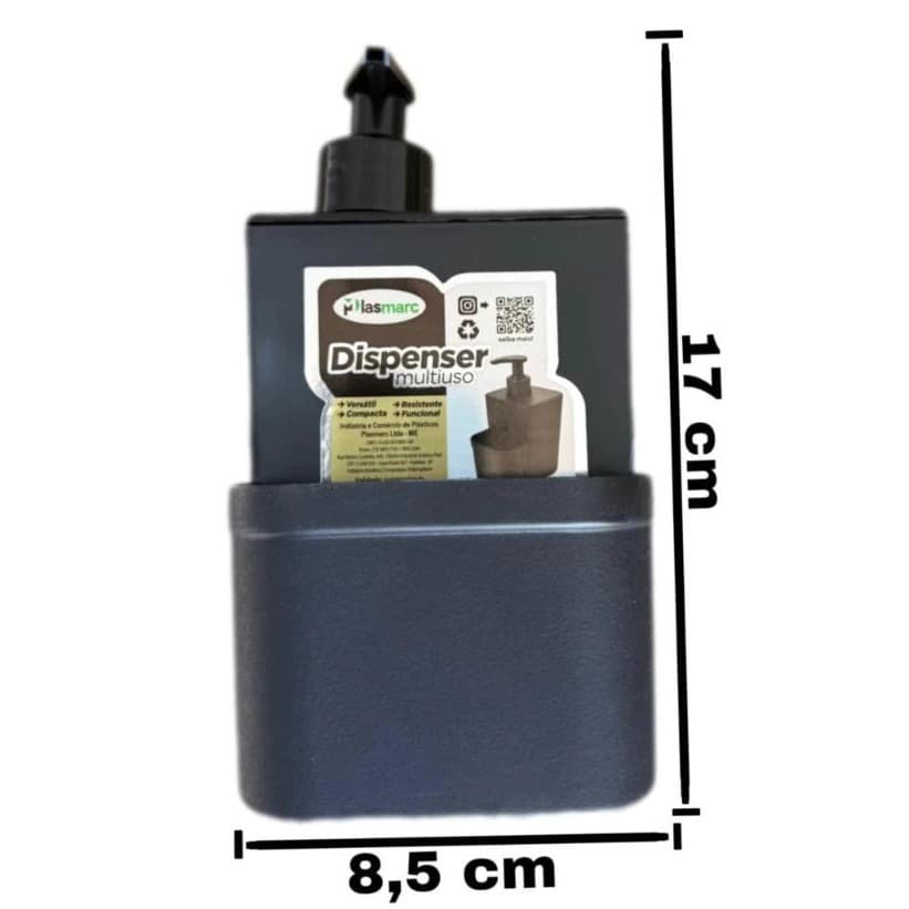 Dispenser Detergente Liquido de 500ml + Rodinho De Pia Kit Cozinha 2 Peças  Resistente Moderno