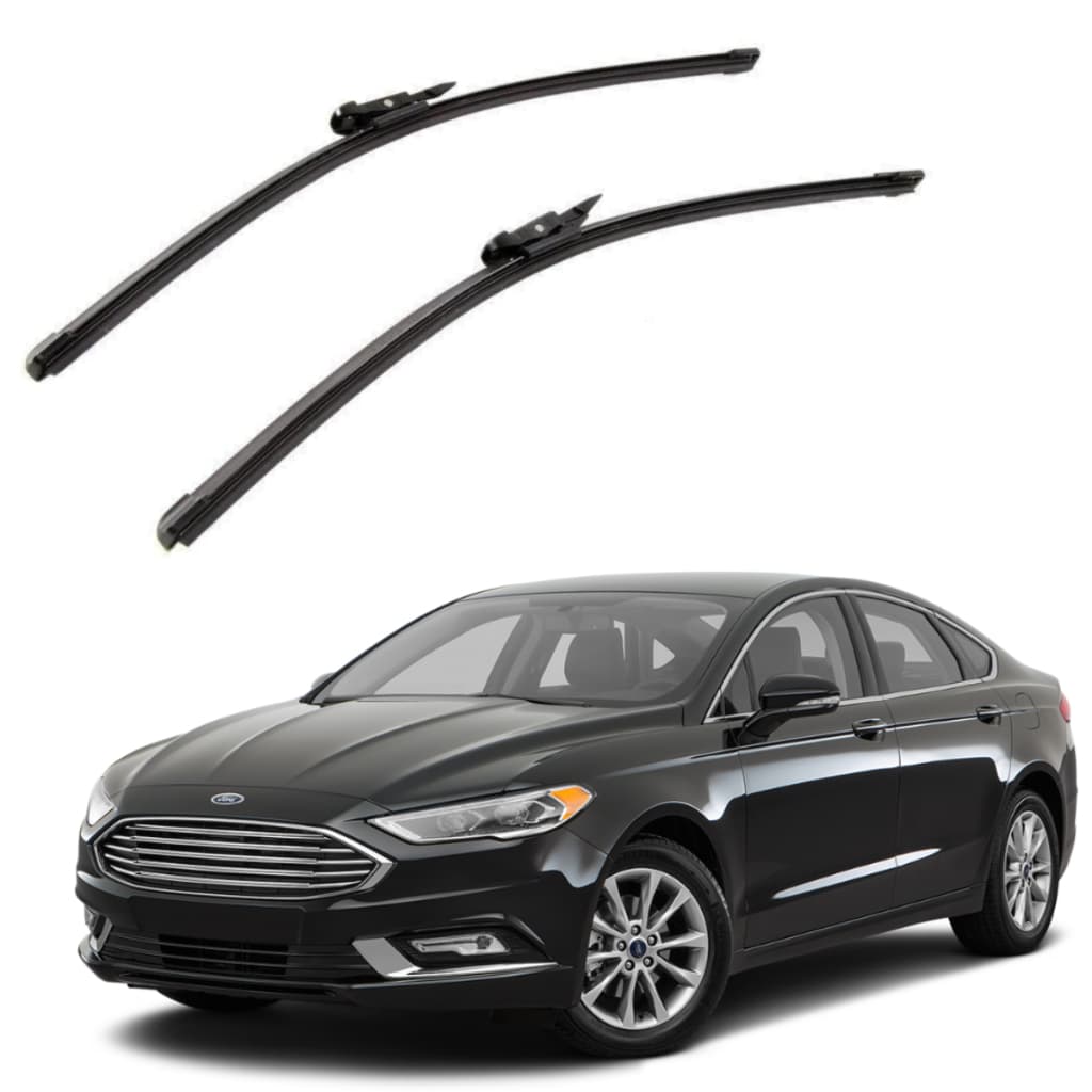 Palhetas Limpador De Parabrisa Ford Fusion Ano 2013 2014 2015 2016 2017 2018 2019 Par Dianteiro