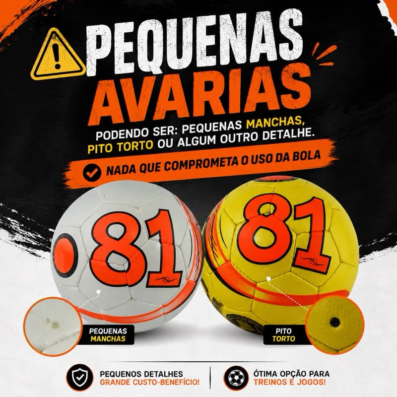 Bola Dalponte 81 Campo Society Profissional Costurada à Mão Resistente Promoção