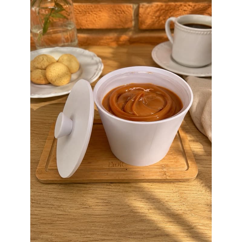 Pote para Doce de Leite com Tampa | Porta Doce de Leite para Embalagem Original