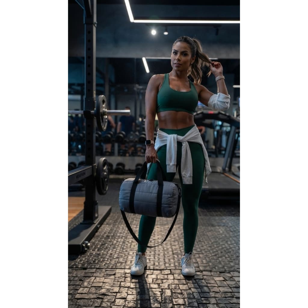 Bolsa Feminina Ombro Alça Trasversal Grande Puffer Academia Trabalho Passeio Tote Universitária Esportiva Pronta Entrega