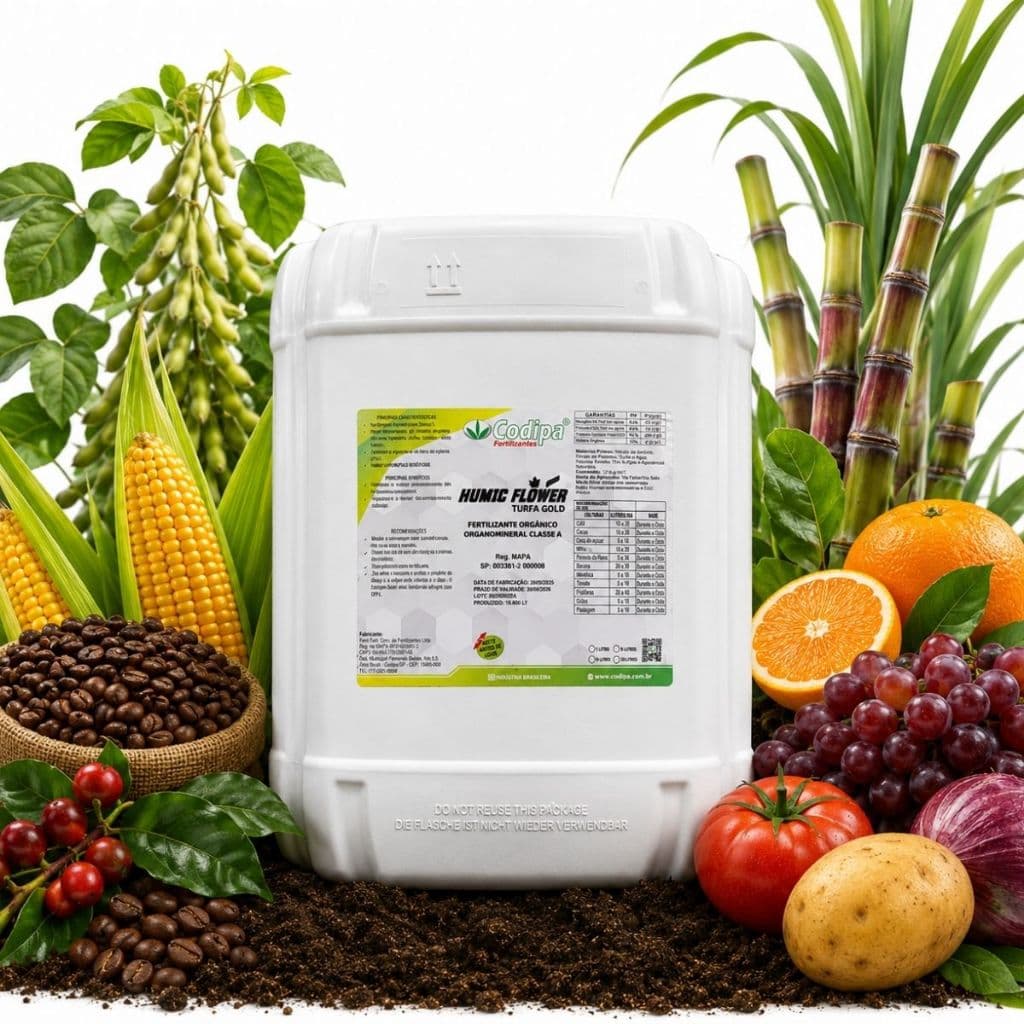 Turfa Gold - Codipa Fertilizantes - 20l Fertilizanate Líquido Adubo