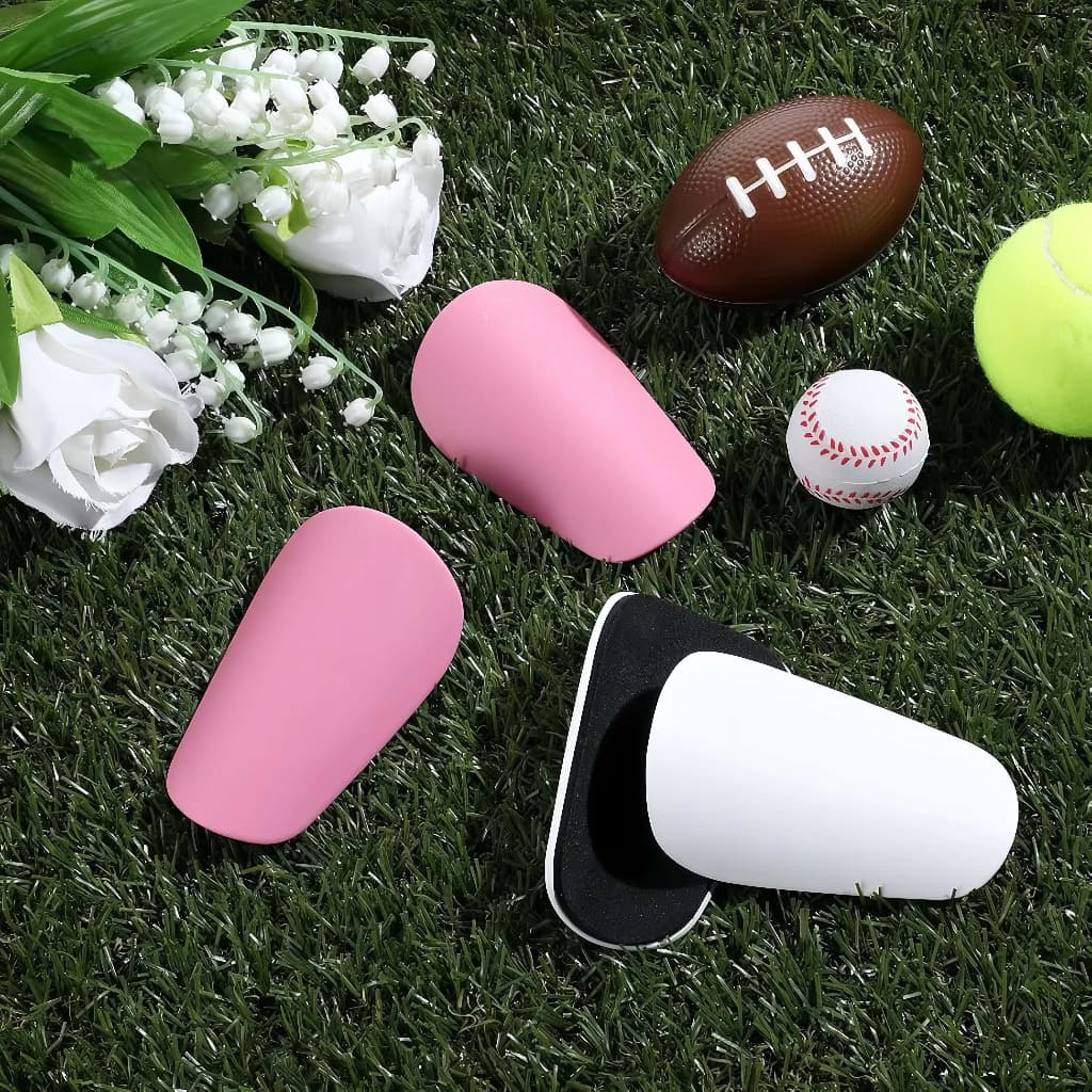 Mini Caneleiras de Futebol, 1 Par, Resistentes ao Desgaste, Absorção de Impacto, Leves para Treinamento