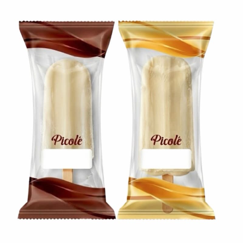 Embalagem para Picole Ituzinho Geladao 8,5x20cm BOPP Visor Transparente