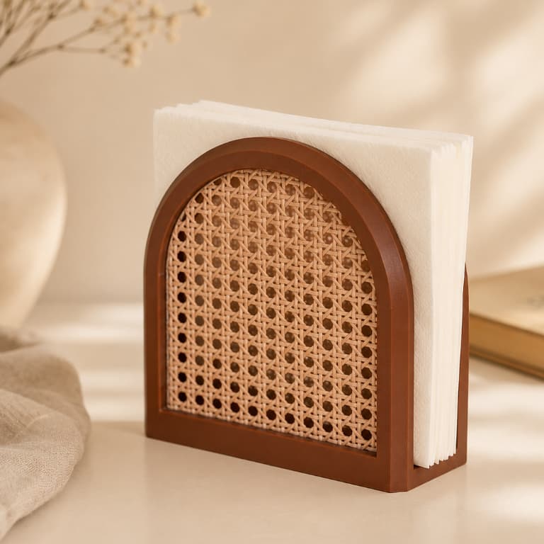 Porta Guardanapos Cestinha, Palinha Utensílio Doméstico, Decoração Acessório Cozinha