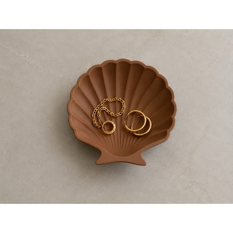 Concha Decorativa Porta-Joias – Organizador para Anéis, Brincos e Colares