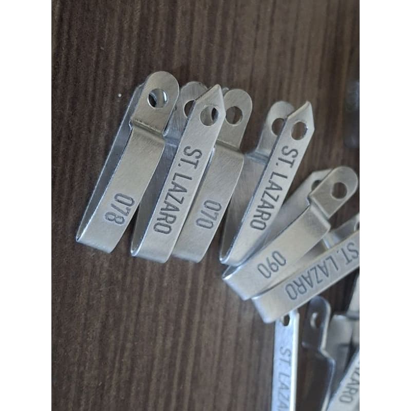 Anilhas Americanas de Alumínio Personalizadas 100 Un