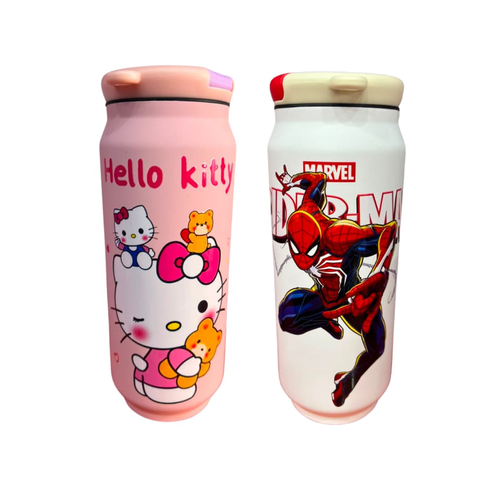 Garrafa Térmica Infantil 600ml Inox Com Alça Removível Bebidas Quentes e Frias