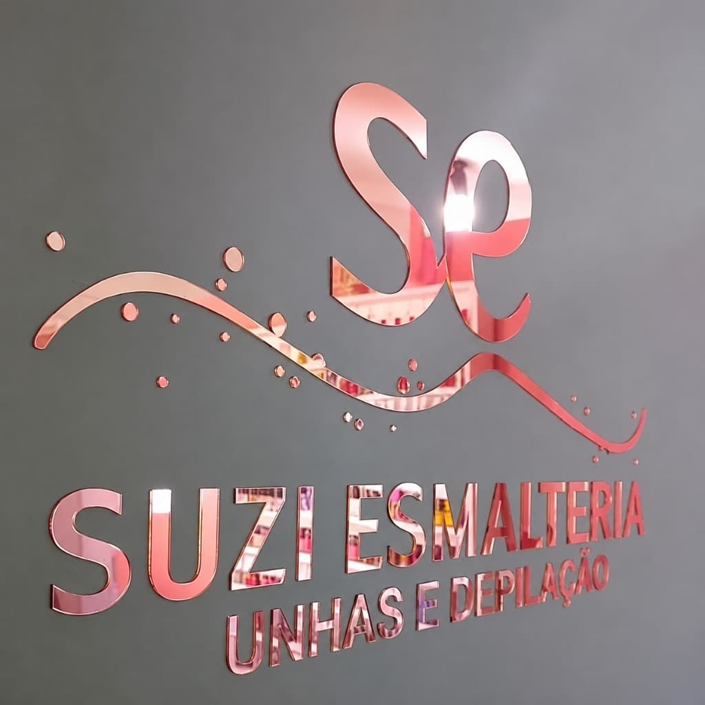 Logo em Acrílico Espelhado 2mm Letreiro Personalizado Logomarca Sua Logotipo