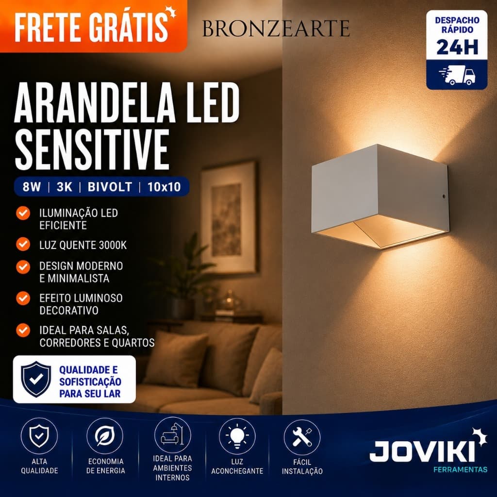 Luminária Led Arandela Sensitive