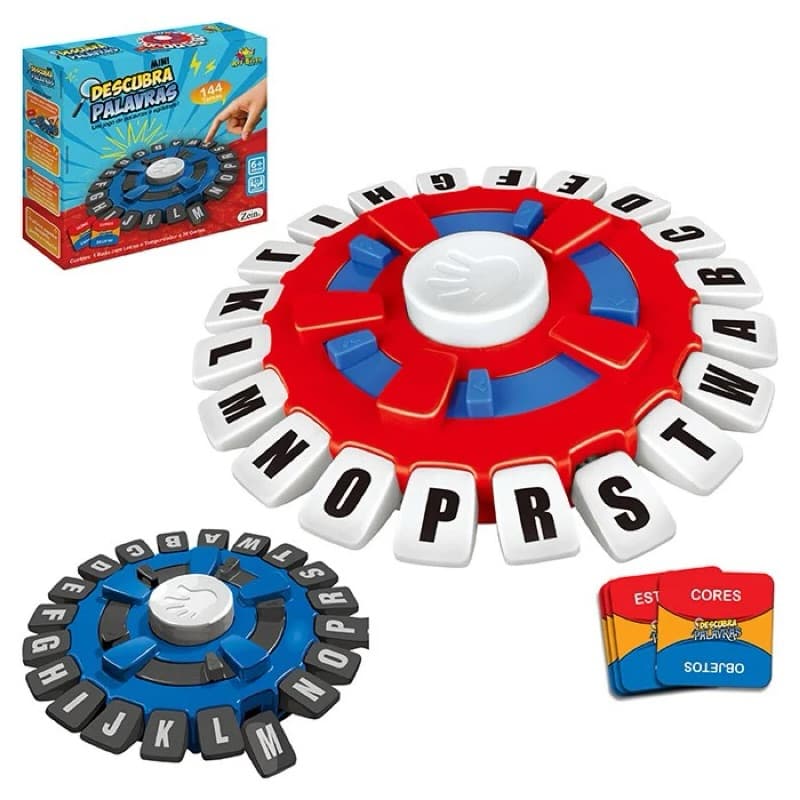 Jogo Das Letras Descubra Palavras 18cm