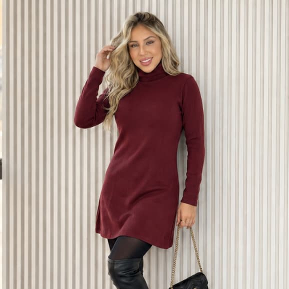 Poncho Feminino Quentinho Lanzinha Modelagem Ampla Moda Inverno Elegante