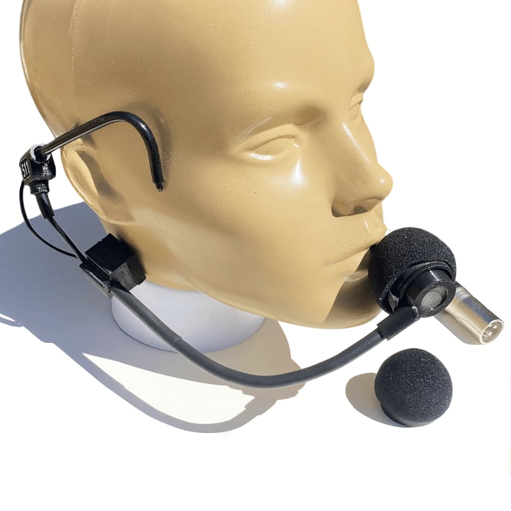 Microfone Headset Dinâmico Para Cantores Tecladistas Conexão Xlr New Edition