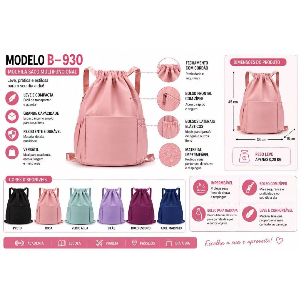 BOLSA ESPORTIVA BOLSA DE ARMAZENAMENTO DE GRANDE CAPACIDADE 930