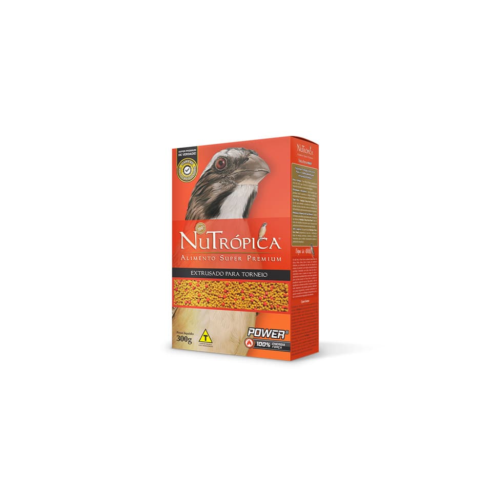 Nutrópica Trinca Ferro Power 300g Alimento Extrusado Super Premium Aves