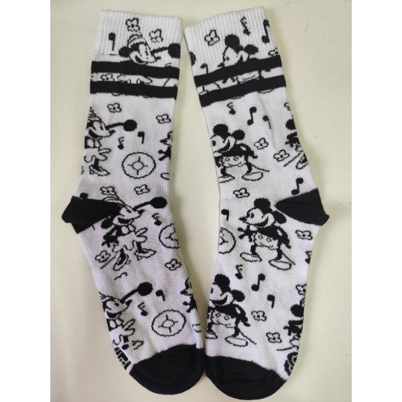 Meia URB Cano Médio Mickey/Minnie | Tamanho Único (35/43)