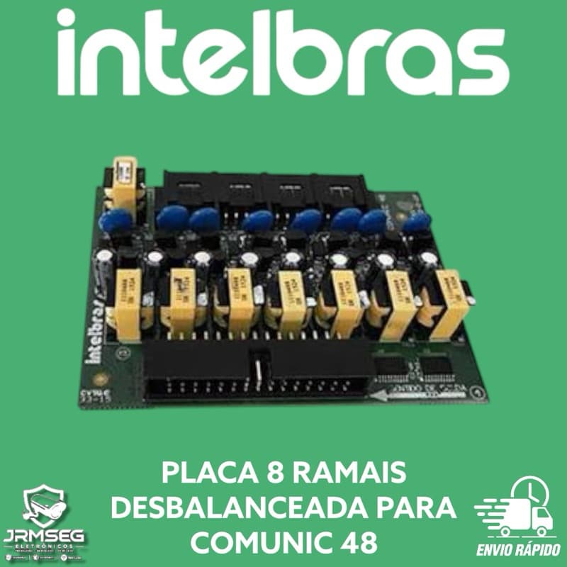 Placa 8 ramais desbalanceada COMUNIC 48 Intelbras