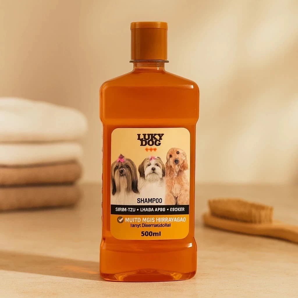 Kit 3 Shampoo Lucky Dog 500ml Shih Tzu Lhasa Cocker