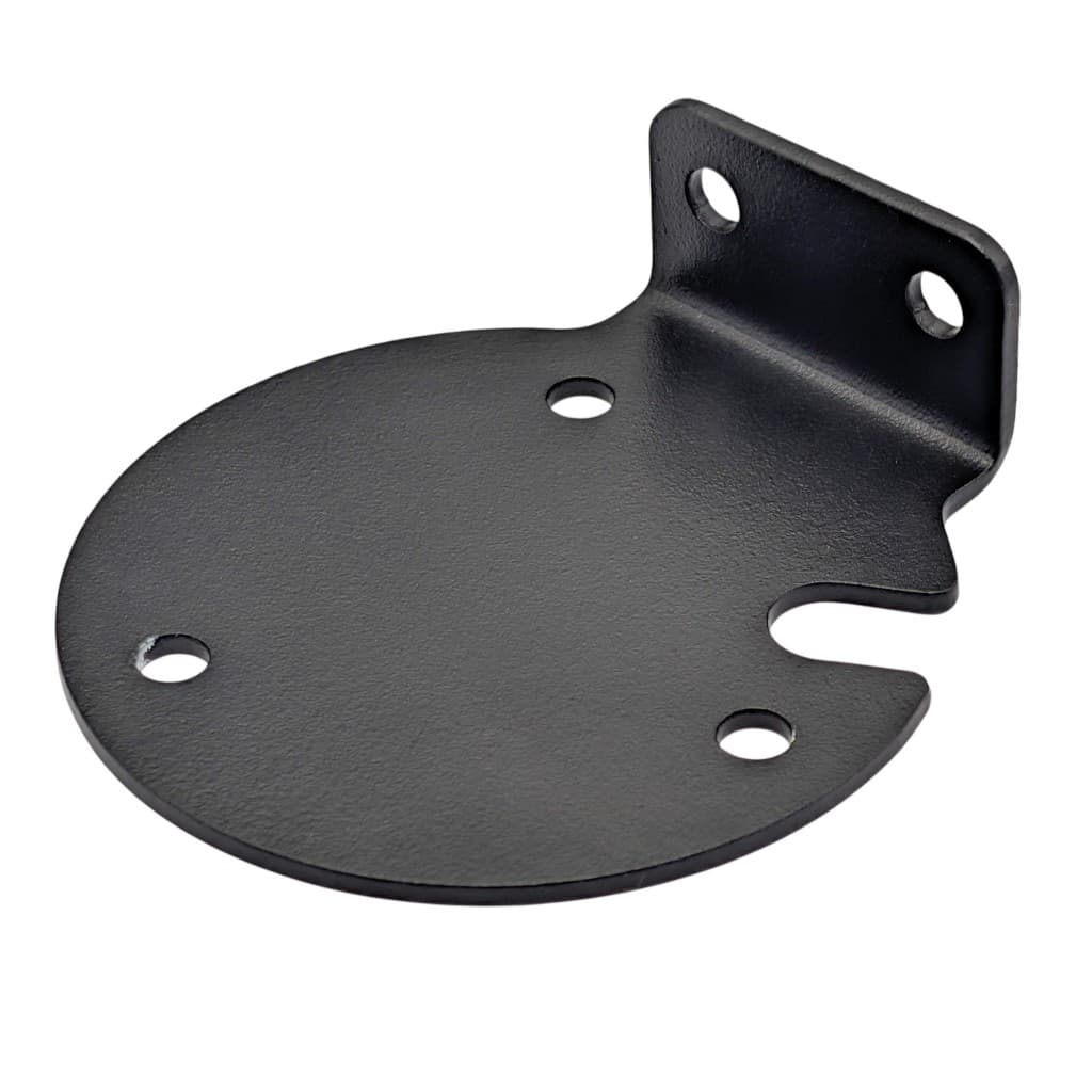 Suporte Chapa Base Flange Fixador Para Tomada Fêmea Engate Veicular Carretinha Reboque Trailer