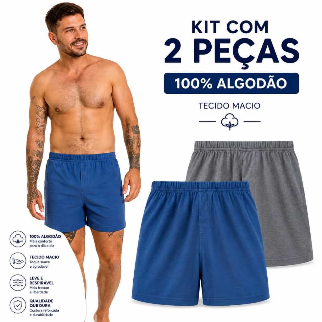 Kit 2 Samba Canca Pijama De Algodao Cores Sortidas
