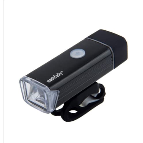 Lanterna para Bike Machfally MC-QD001 Recarregável 1200mAh 180 Lúmens   Preto