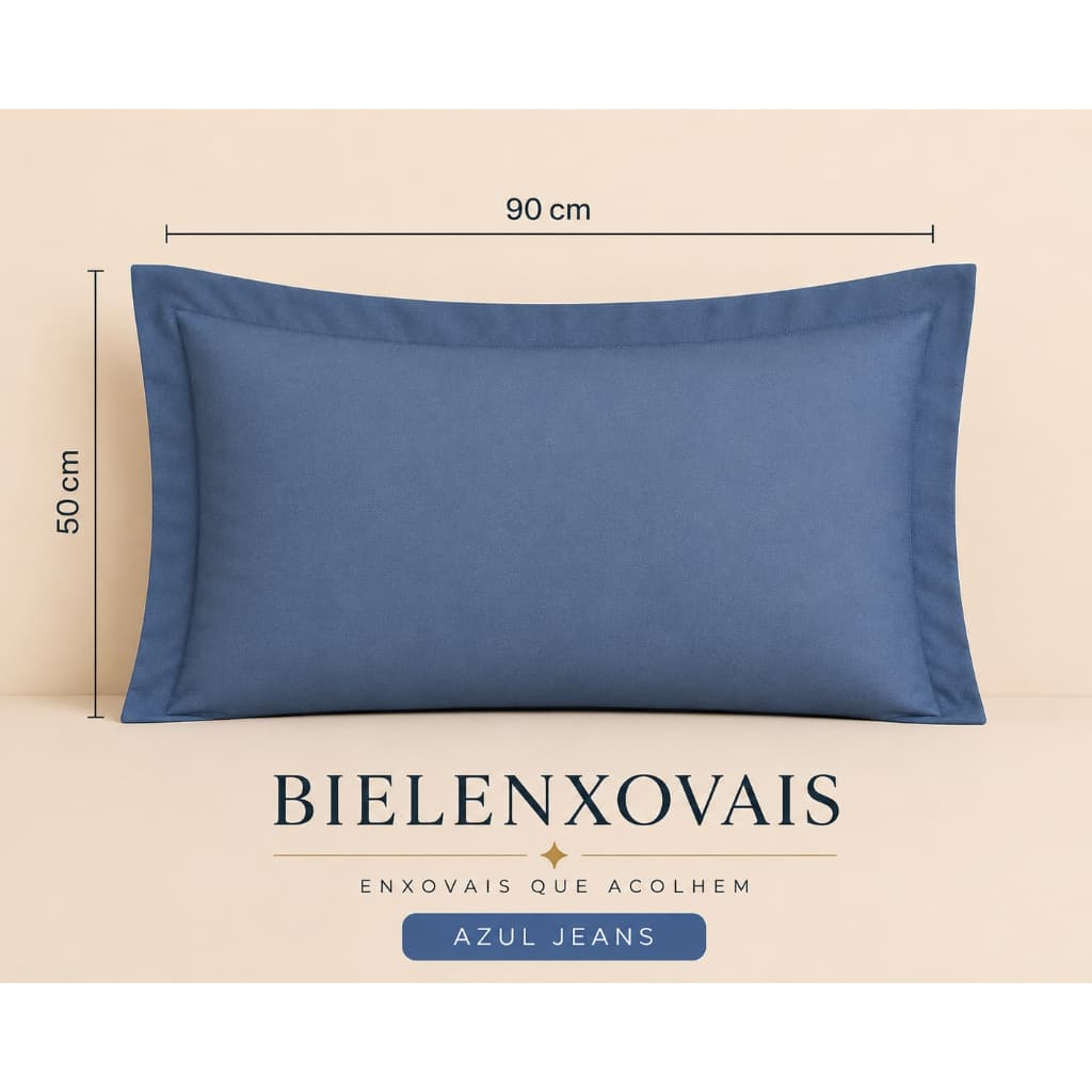 2 Fronhas Para Trvavesseiro 50x90 Com Abas Americanas