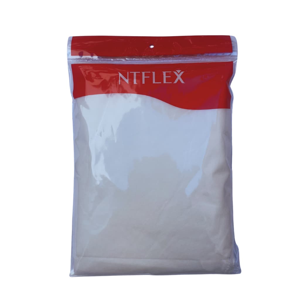 Babador Descartável Branco TNT 100% Polipropileno Kit C/12 Unidades Uso Hospitalar Odontológico Ntflex